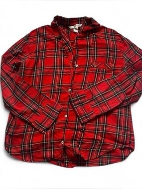Victoria's Secret Plaid Pajama Top